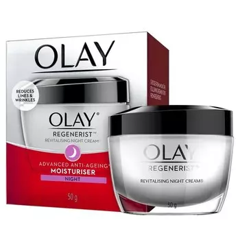 Olay Regenerist Восстанавливающий увлажняющий ночной крем 50 г, White