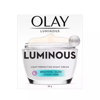 Olay Совершенствующий ночной крем Luminous Light 50 г, White