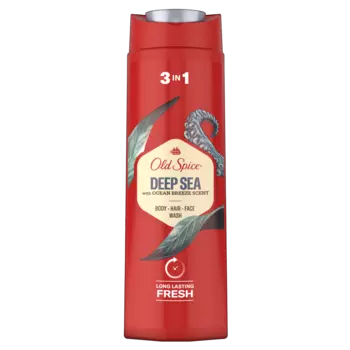Old Spice Deep Sea гель для душа и шампунь для мужчин, 400 мл