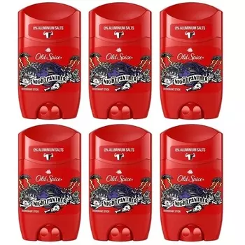 Old Spice Ночная пантера дезодорант твердый стик для мужчин 50 мл - упаковка из 6 шт.