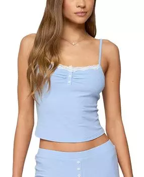 Олена Лейси Хенли Топ Edikted, синий