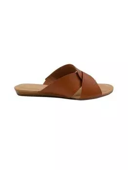 Olena женские туфли из искусственной кожи Slide On Flats Sugar, цвет cognac