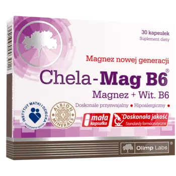 Olimp Chela-Mag B6 биологически активная добавка, 30 капсул/1 упаковка