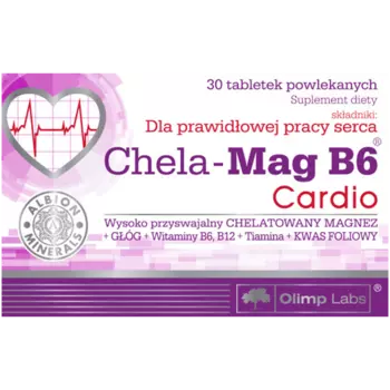 Olimp Chela-Mag B6 Cardio биологически активная добавка, 30 таблеток/1 упаковка