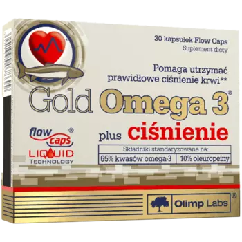 Olimp Gold Omega 3 Plus Cinienie биологически активная добавка, 30 капсул/1 упаковка