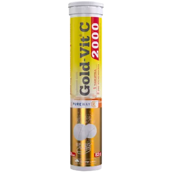 Olimp Gold-Vit C 200 шипучие таблетки со вкусом лимона, 20 таб./1 уп.