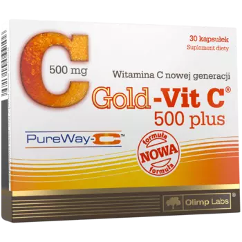 Olimp Gold-Vit C 500 Plus биологически активная добавка, 30 капсул/1 упаковка