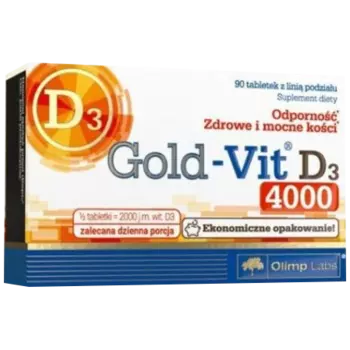 Olimp Gold-Vit D3 4000 Добавка со вкусом яблока, 90 таблеток/1 упаковка