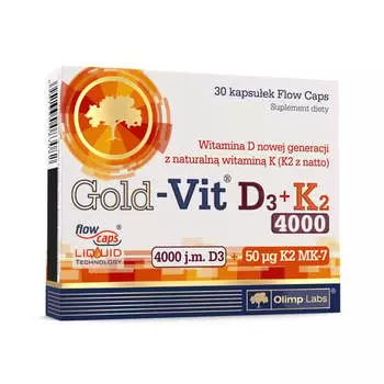 Olimp Gold-Vit D3+K2 4000 - 30 капсул Olimp Labs