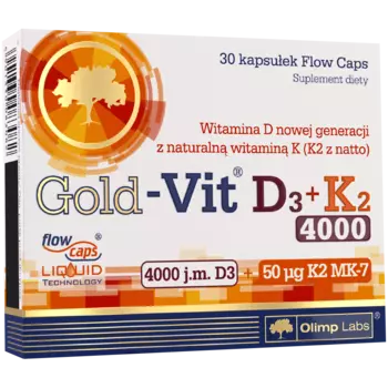 Olimp Gold Vit D3+K2 биологически активная добавка, 30 капсул/1 упаковка