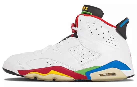 Олимпийский флаг Jordan 6 в стиле ретро в Пекине