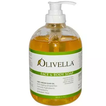 Olivella Мыло для лица и тела 16.9 жидких унции (500 мл)
