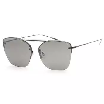 Oliver Peoples Мужские солнцезащитные очки с матовым черным верхом и кристаллами, 61 мм