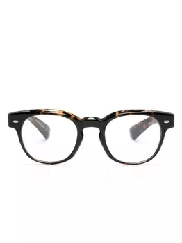 Oliver Peoples очки Allenby в оправе черепаховой расцветки, черный