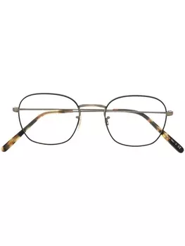 Oliver Peoples очки Allinger в квадратной оправе, коричневый