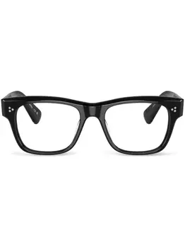 Oliver Peoples очки Birell в квадратной оправе, черный