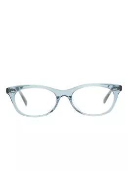 Oliver Peoples очки Dezerai в прямоугольной оправе, синий