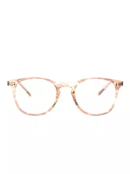 Oliver Peoples очки Finley в оправе черепаховой расцветки, коричневый