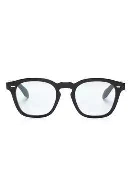 Oliver Peoples очки N.03 в квадратной оправе, черный