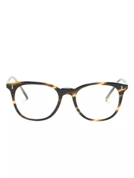 Oliver Peoples очки Oliver Josianne в квадратной оправе, коричневый