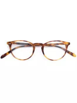 Oliver Peoples очки 'Riley-R', коричневый
