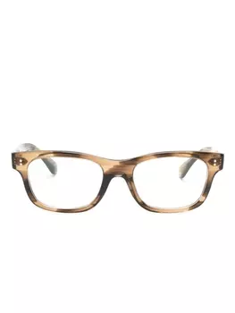 Oliver Peoples очки Rosson в оправе черепаховой расцветки, коричневый