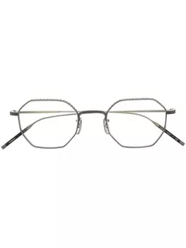 Oliver Peoples очки TK-5 в геометричной оправе, серый