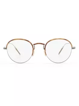 Oliver Peoples очки TK-6 в круглой оправе, серый