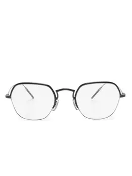 Oliver Peoples очки TK-7 в геометричной оправе, черный