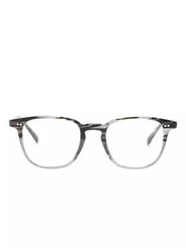 Oliver Peoples очки трапециевидной формы, черный