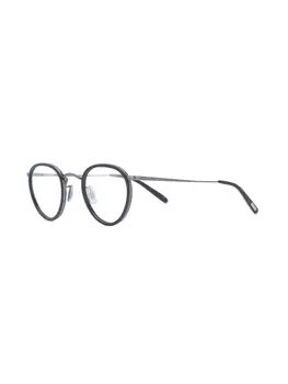 Oliver Peoples очки в круглой оправе, черный
