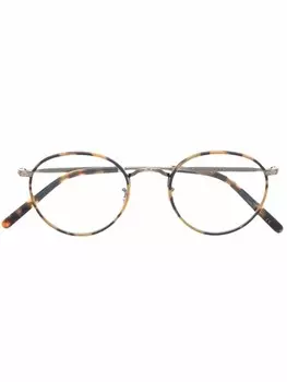 Oliver Peoples очки в оправе черепаховой расцветки, коричневый