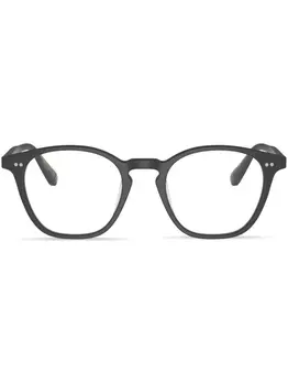 Oliver Peoples Ronne round-frame glasses, черный