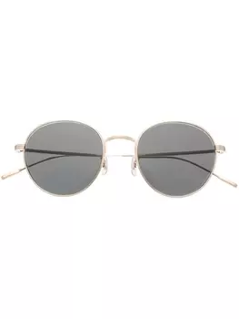Oliver Peoples солнцезащитные очки Altair в круглой оправе, золотистый