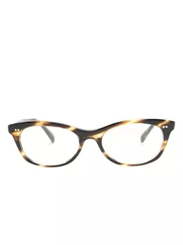 Oliver Peoples солнцезащитные очки Dezerai, коричневый