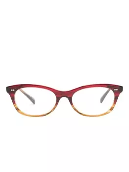 Oliver Peoples солнцезащитные очки Dezerai, коричневый