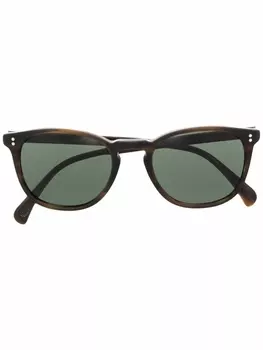 Oliver Peoples солнцезащитные очки Finley Esq, коричневый