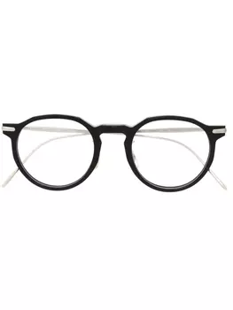 Oliver Peoples солнцезащитные очки G.Ponti-1 в круглой оправе, черный