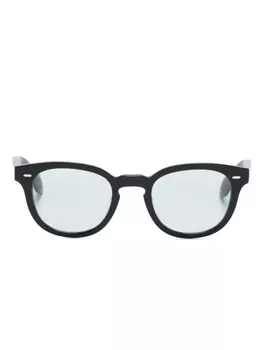 Oliver Peoples солнцезащитные очки N. 01 в оправе панто, черный