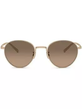 Oliver Peoples солнцезащитные очки Rhydian, золотой