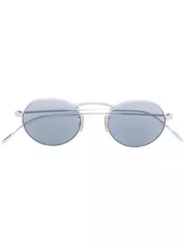 Oliver Peoples солнцезащитные очки с круглой оправой 'M-4 30th', металлик