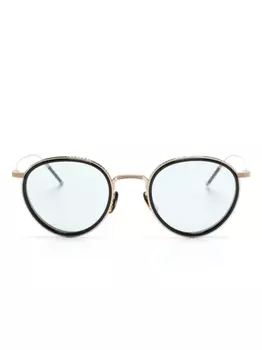 Oliver Peoples солнцезащитные очки TK-8 в круглой оправе, черный