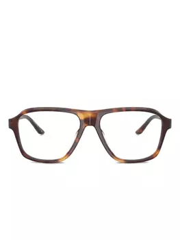 Oliver Peoples x Khaite 1978RX очки, коричневый