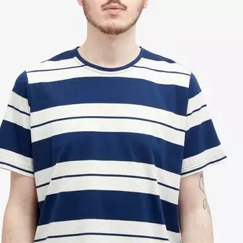 Oliver Spencer Футболка с полосками Conduit, синий