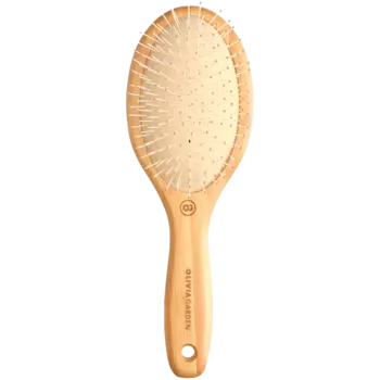 Olivia Garden Bamboo Nylon L Detangle Nylon Средняя щеточка для расчесывания, 1 шт.