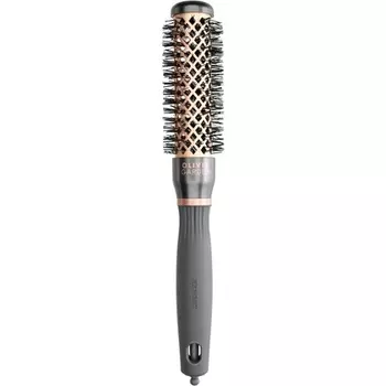 Olivia Garden Expert Blowout Heat Nylgard Bristles 25 мм бронзовая высокоэффективная расческа для густых и вьющихся волос