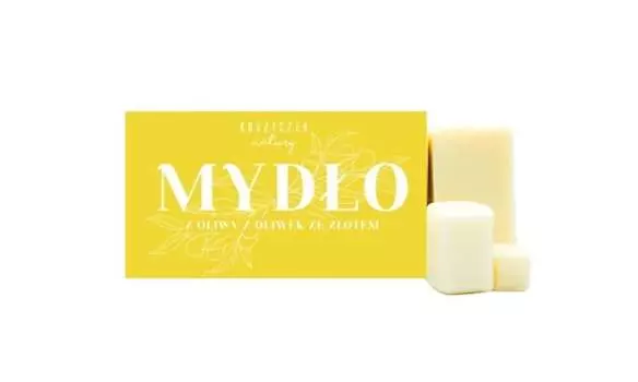 ОЛИВКОВОЕ МЫЛО С ЗОЛОТОМ 100 г - NATURA BASKET Koszyczek Natury