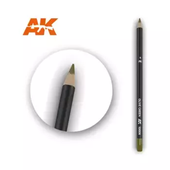 Оливково-зеленый карандаш для выветривания, Weathering Pencils (AK-Interactive)