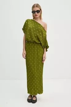 Оливковое платье Тилли Never Fully Dressed, зеленый