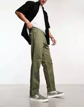 Оливковые брюки-чиносы свободного кроя Jack & Jones Intelligence Kane